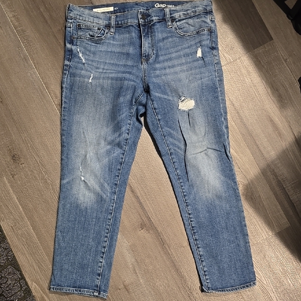 GAP Distressed Blue Women's Jeans